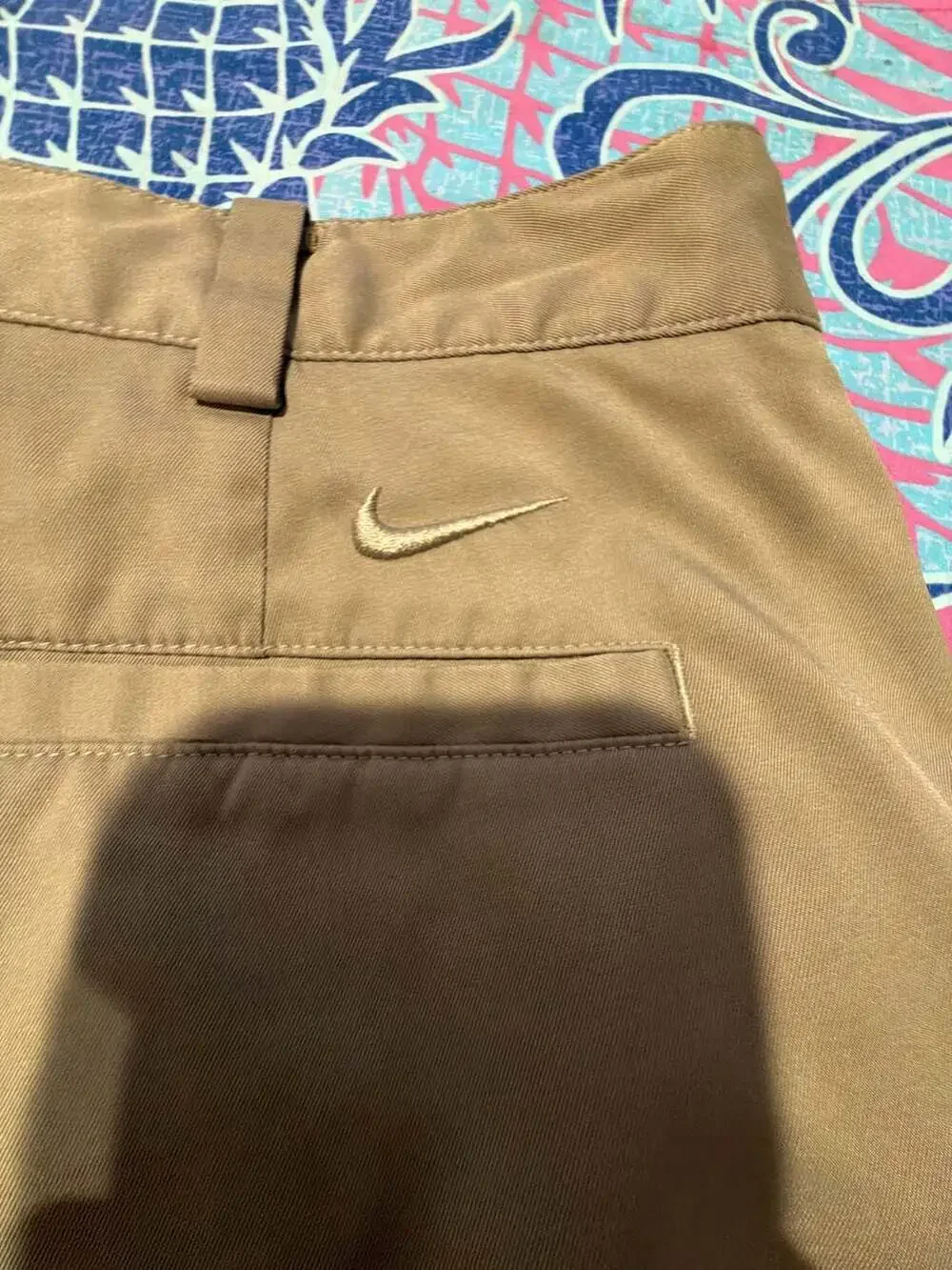 Nike Golf Dri-Fit Khaki Performance Golf Shorts Size 36